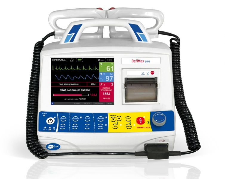 Zaawansowany defibrylator kliniczny DefiMax Plus